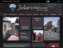 Tablet Screenshot of julienstpierre.com